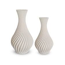 Ceramic Vase White Flower Pot Nordic Decorative